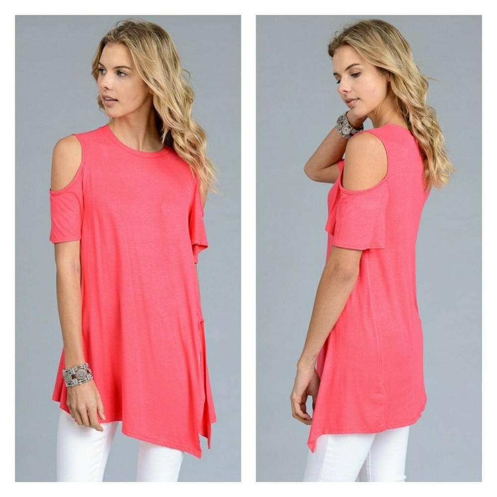 Twist Knot Top-BLACK  or  FUCHSIA